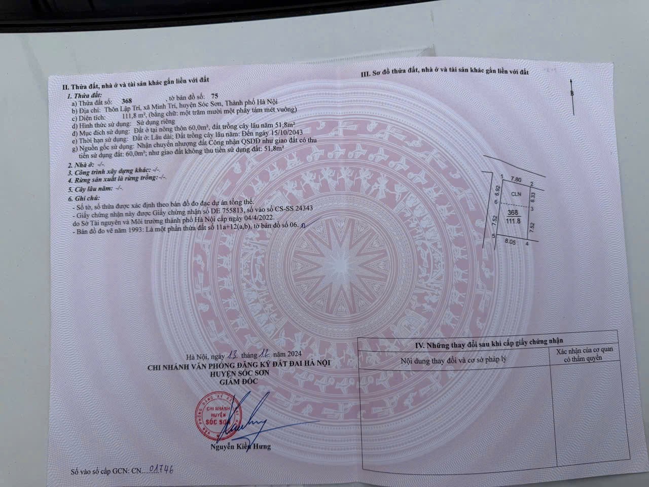 Siêu phẩm lô góc minh trí sóc sơn